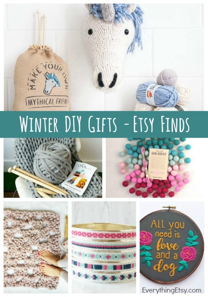 Winter DIY Gifts - Etsy Finds - The perfect projects for snow days - EverythingEtsy.com