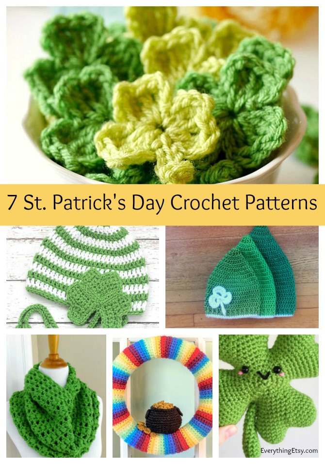 7 St. Patrick's Day Crochet Patterns - Free Designs on EverythingEtsy.com