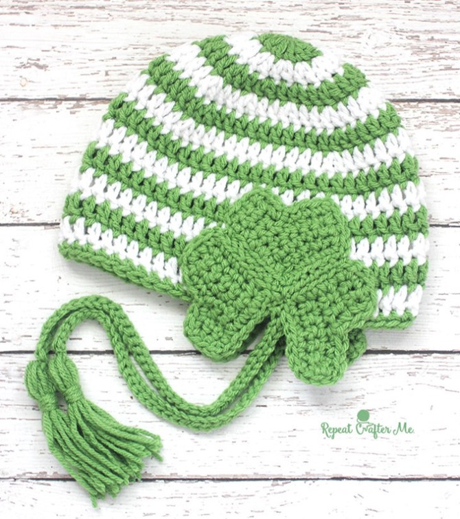 St. Patrick's Day Free Crochet Pattern - Hat