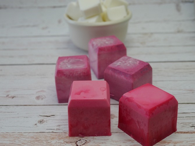 DIY Gemstone Soap - Out of Mold