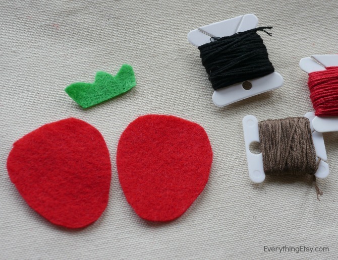 Felt Pattern Pieces - DIY Iron On Patch - Felt Flair by Kimberly Layton