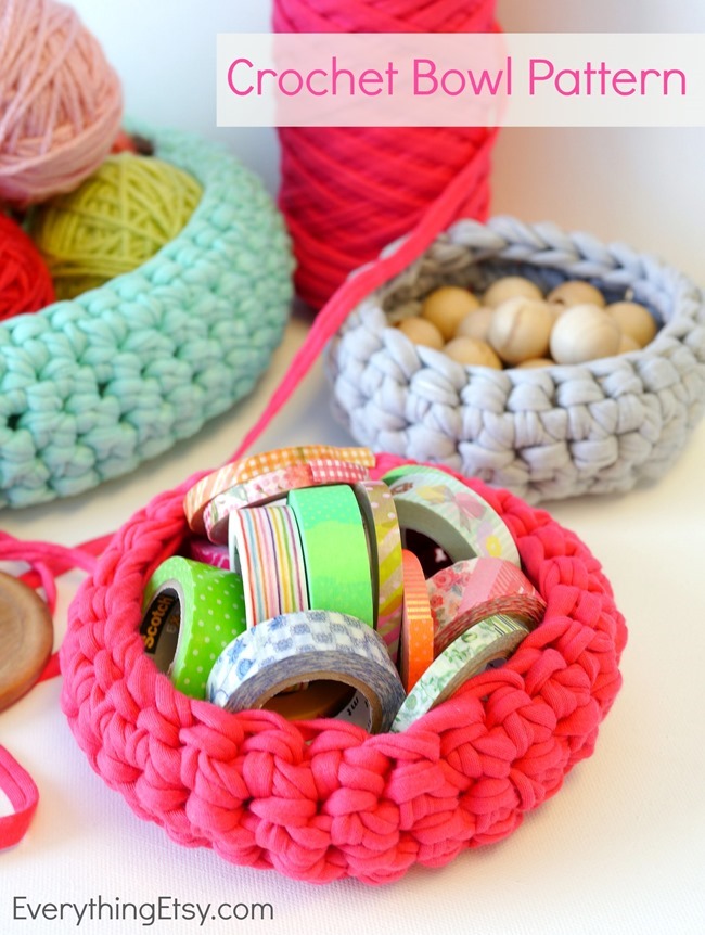 Easy Crochet Bowl Pattern