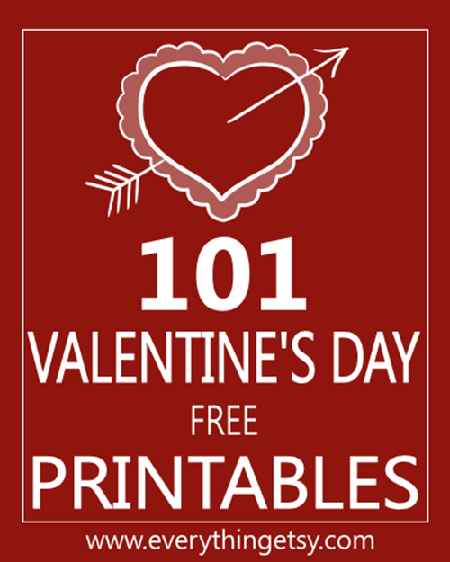 101 Valentine's Day Printables - Free on EverythingEtsy