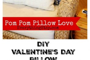 Valentine’s Day DIY Pom Pom Pillow