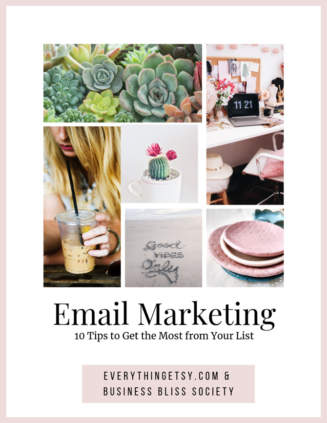 10 tips to get the most from email marketing for your creative business!