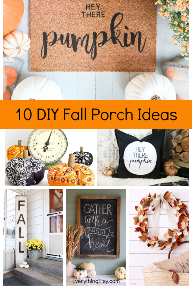 10 DIY Fall Porch Ideas - Easy Decor Tutorials - EverythingEtsy.com