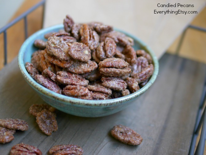 Candied Pecans Recipe on EverythingEtsy.com