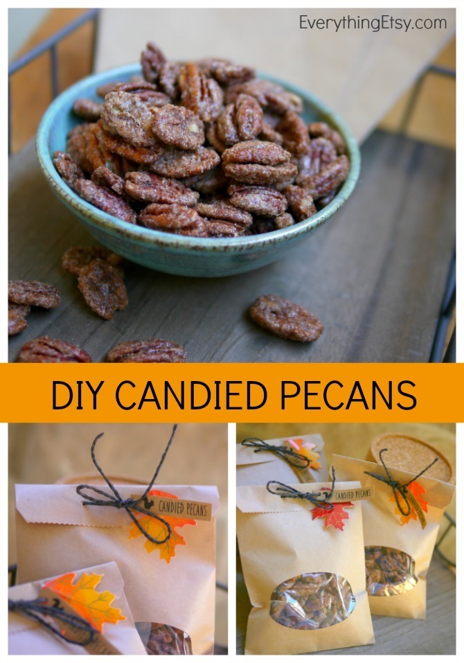 DIY Candied Pecans - Recipe on EverythingEtsy.com