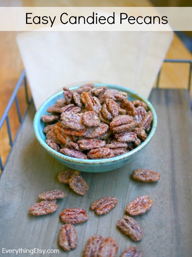 Easy Candied Pecans on EverythingEtsy.com