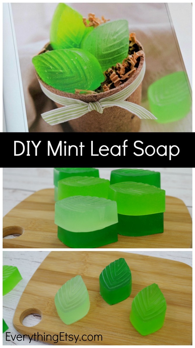 DIY Mint Leaf Soap {Handmade Gift Idea!}