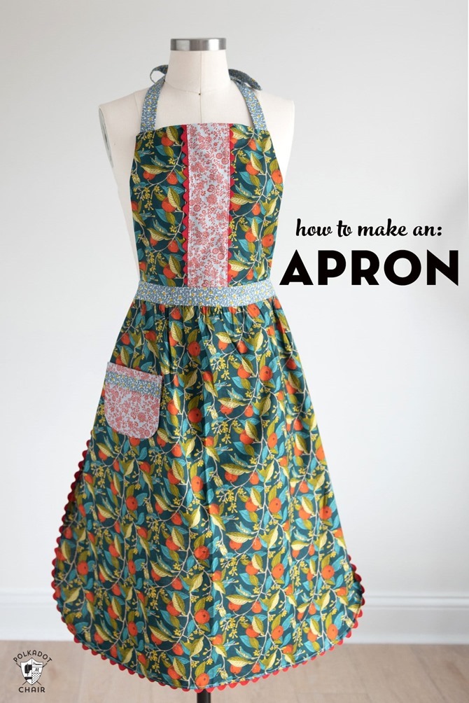 101 Fall Sewing Tutorials - EverythingEtsy.com - Apron Pattern