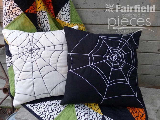 101 Fall Sewing Tutorials - EverythingEtsy.com - Spider Pillow