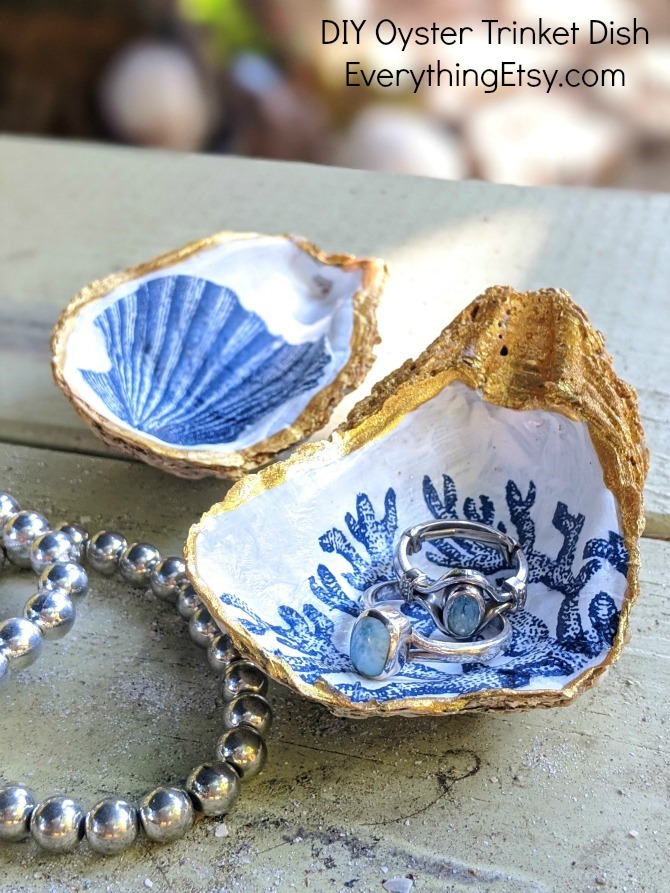 EverythingEtsy.com - DIY Oyster Trinket Dish 