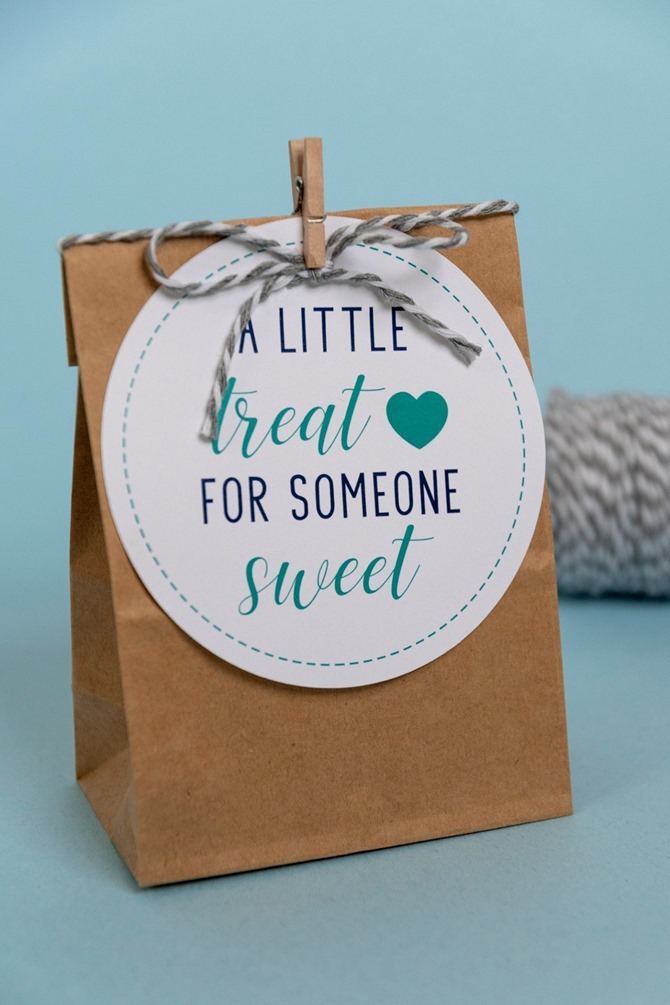 Free Printable Handmade Gift Tags - EverythingEtsy.com - A little treat for someone sweet