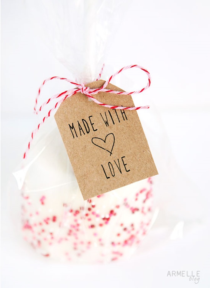 Free Printable Homemade With Love Gift Tags - Made with HAPPY