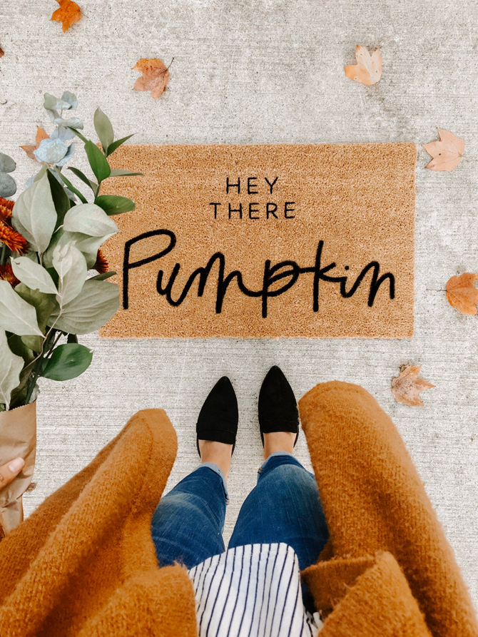 Fall Favorites Home Decor on Etsy - Hey There Pumpkin - EverthingEtsy