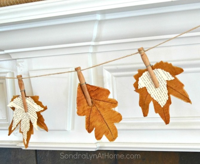 Fall Leaves Banner = Sondralyn at Home