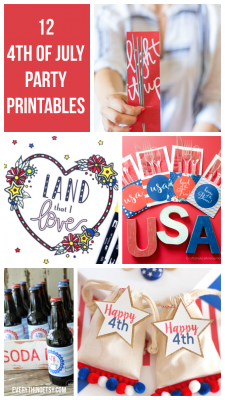 4th of July Party Printables - 12 Free Downloads - EverythingEtsy.com