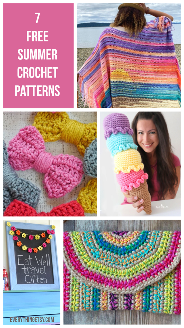 7 Free Summer Crochet Patterns - EverythingEtsy.com