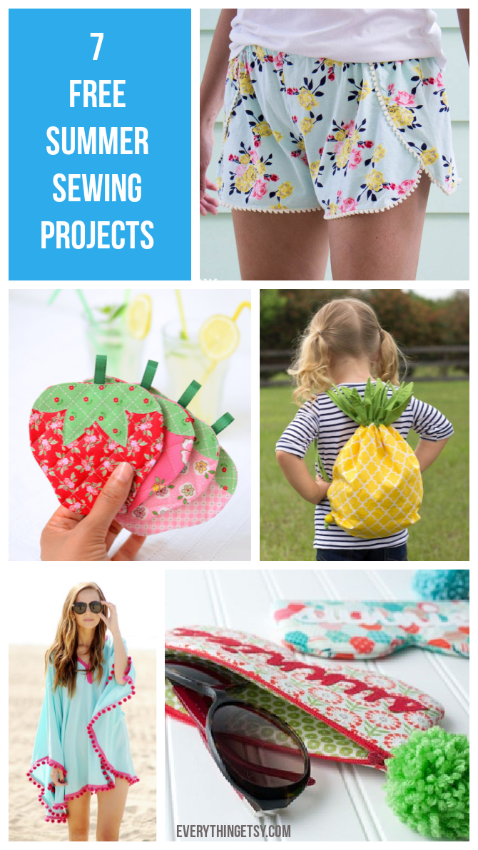 7 Free Summer Sewing Projects - EverythingEtsy.com