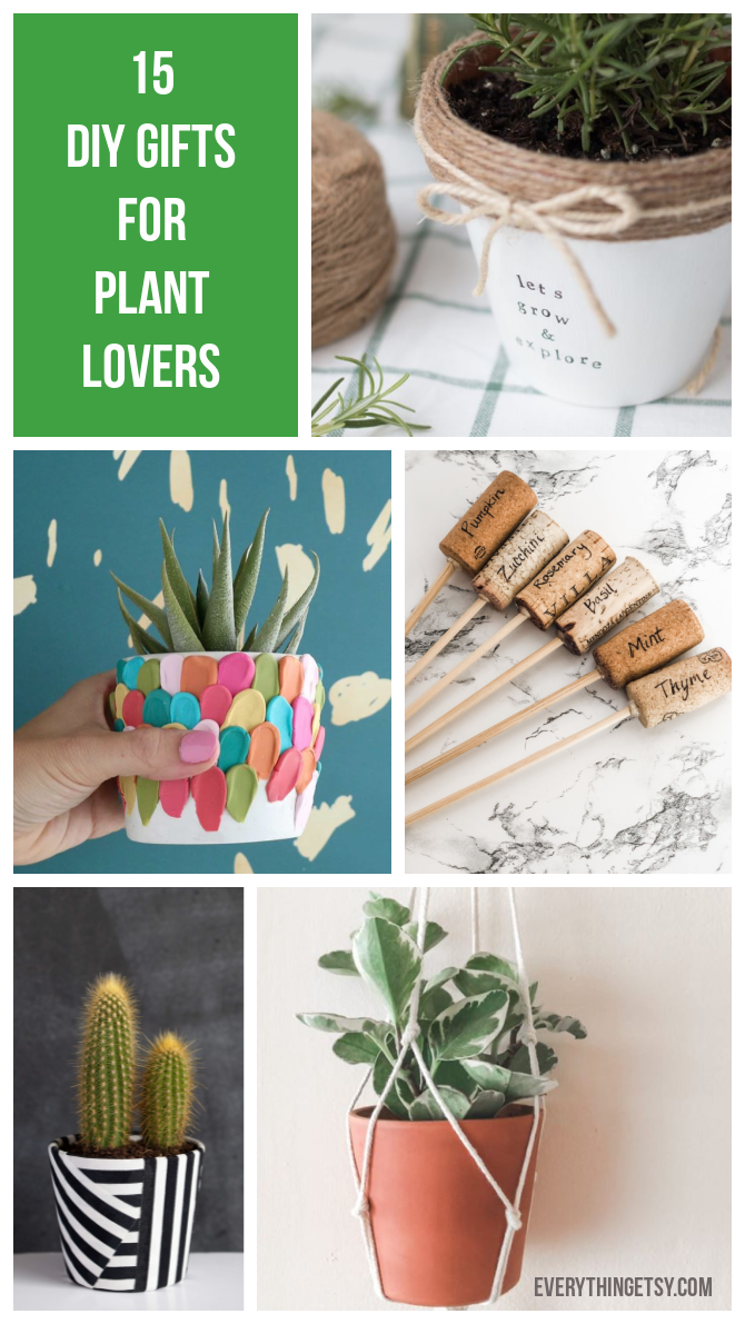 15 DIY Gifts for Plant Lovers - EverythingEtsy.com