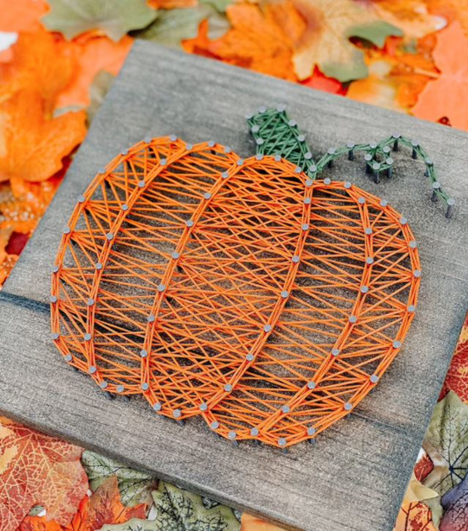 DIY Pumpkin String Art Template - Fall Project Goodness! EverythingEtsy