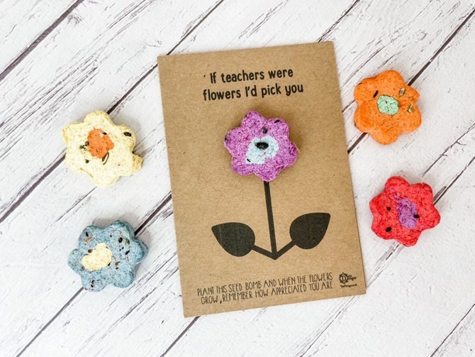 Teacher Gift Idea - wildflowers