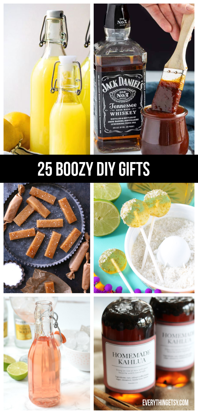 25 Boozy Handmade Gifts - DIY Ideas, Recipes & Printables - EverythingEtsy.com