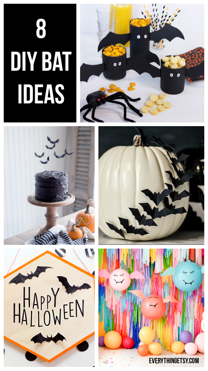 8 DIY Bat Decorations–Inspiration, Tutorials and Fun Ideas! Everything Etsy