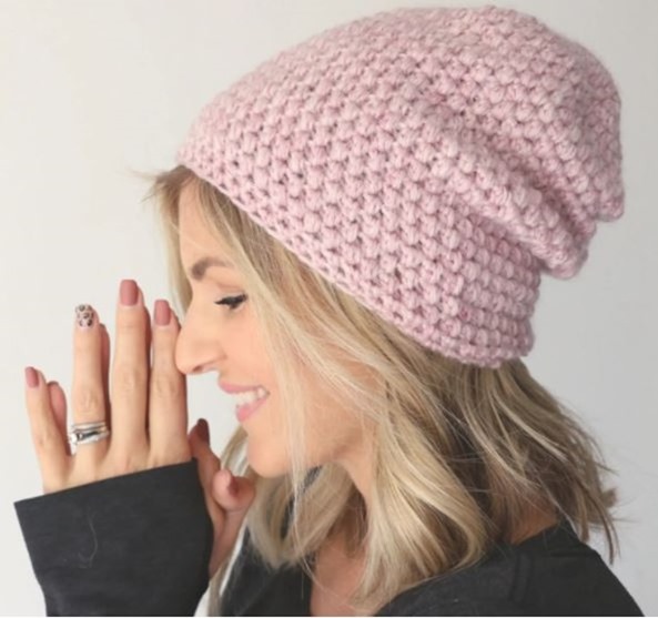 Quick Slouch Crochet Hat Pattern